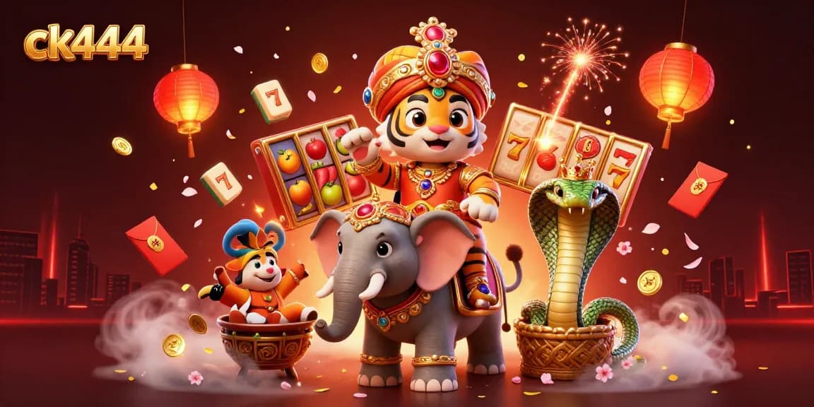 Engage with ck444's vibrant 3D jungle casino theme featuring dynamic slots and rich visuals.
