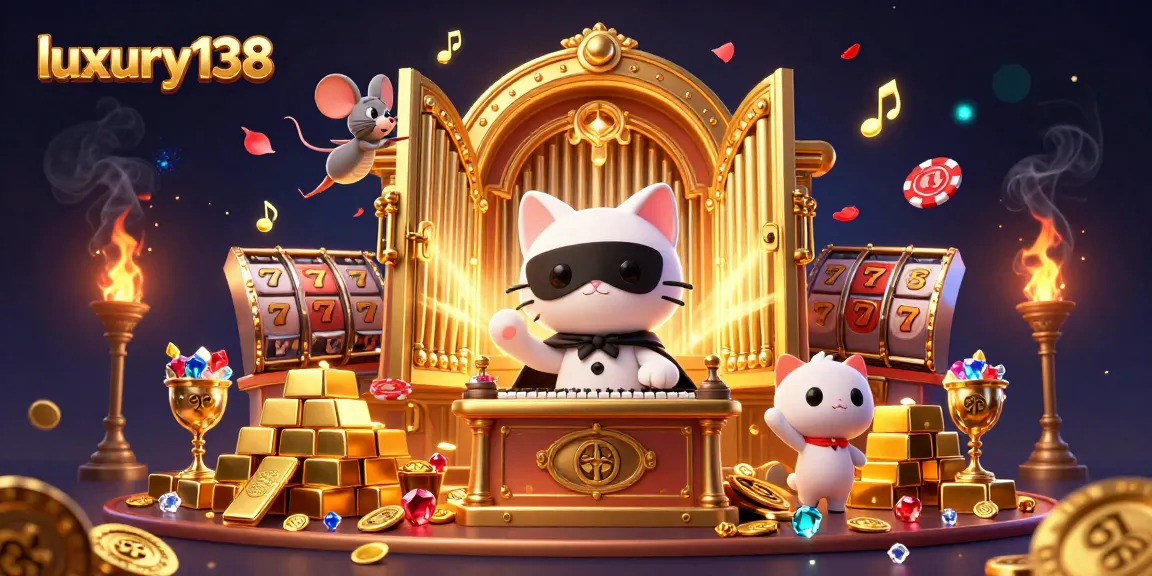 Spin the reels on luxury138 for a thrilling jackpot experience amidst opulent treasures and whimsical characters.