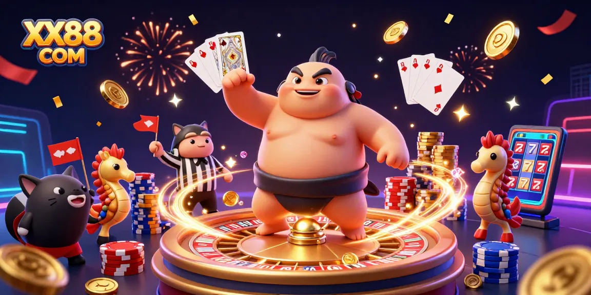 Play exciting games at XX88 COM with vibrant animations and thrilling elements of underwater casino fun.