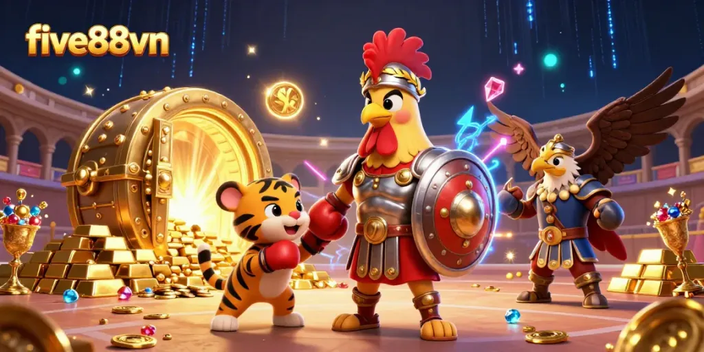 Experience the excitement of winning with five88vn in a captivating online casino scene.