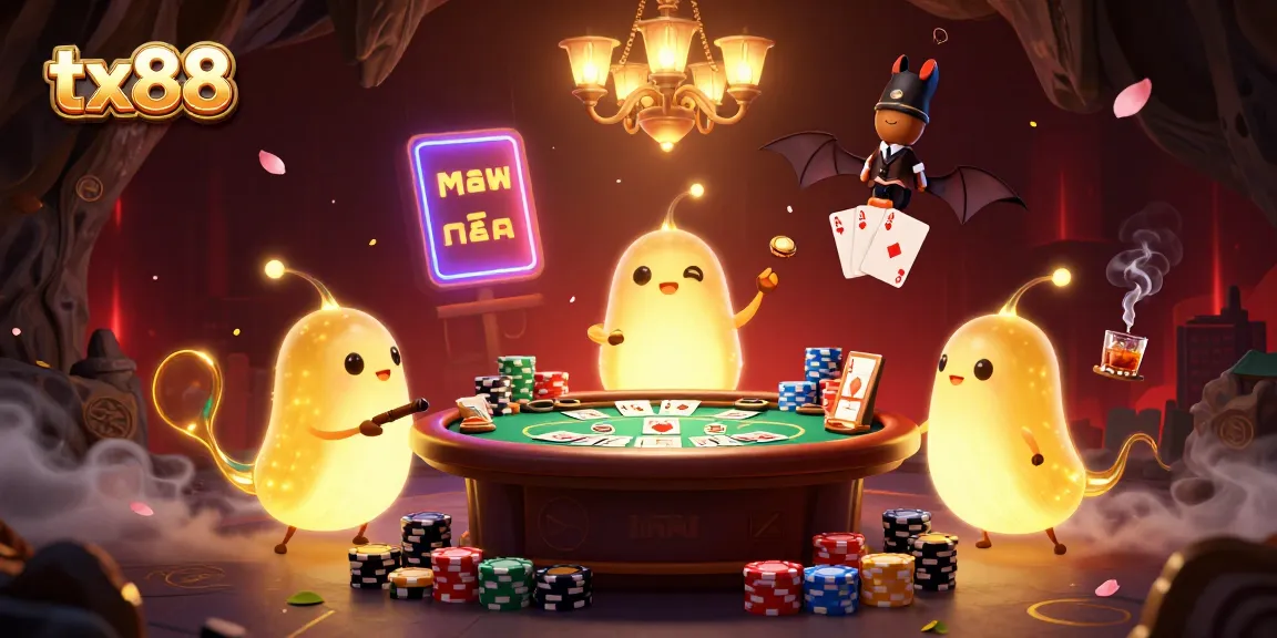 Engage in casino fun at tx88 with glowworms lighting up dynamic gaming scene.