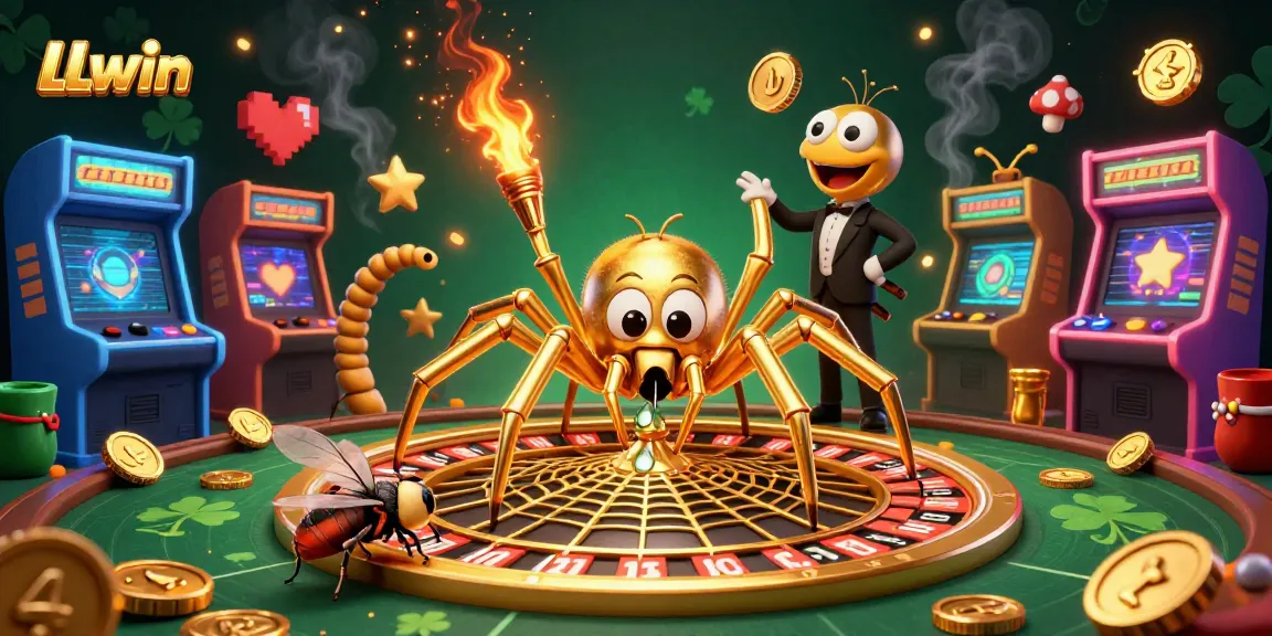 Engage in thrilling bets with LLwin's colorful arcade games and 3D casino-themed characters.