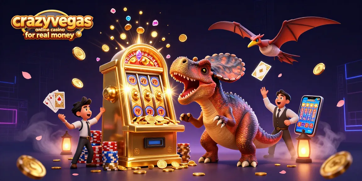 Experience the thrill of crazyvegas online casino for real money with jackpot-winning characters in action.